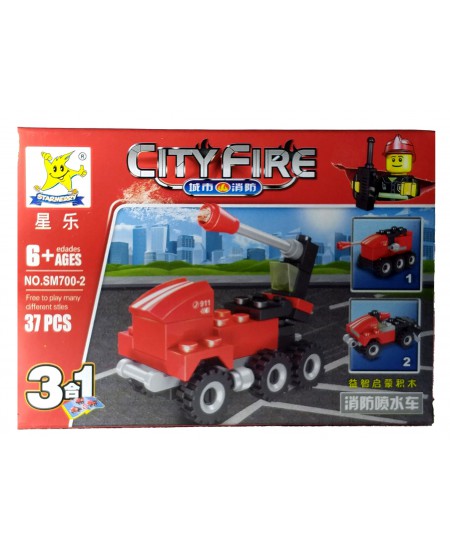 لگو ماشین های آبپاش آتشنشانی تبدیلی 3 حالته