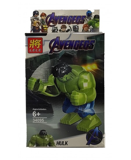 لگو مینی فیگور هالک Hulk برند له له Lele