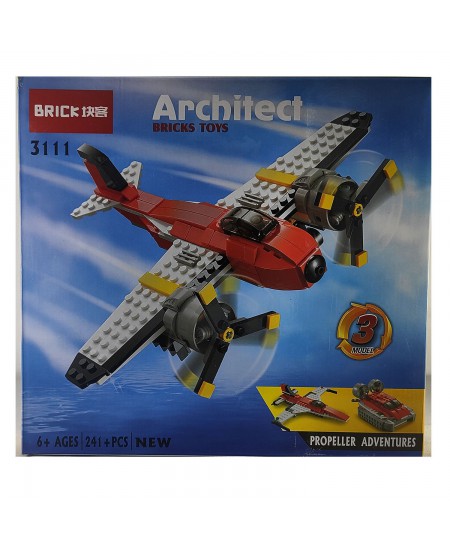 لگو آرشیتکت 3 در 1 مدل هواپیما Bricks 3111