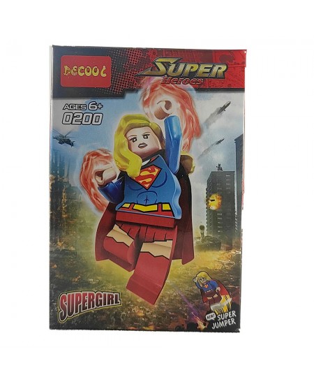 لگو آدمکی سوپرگرل Supergirl مدل دکول Decool 0200