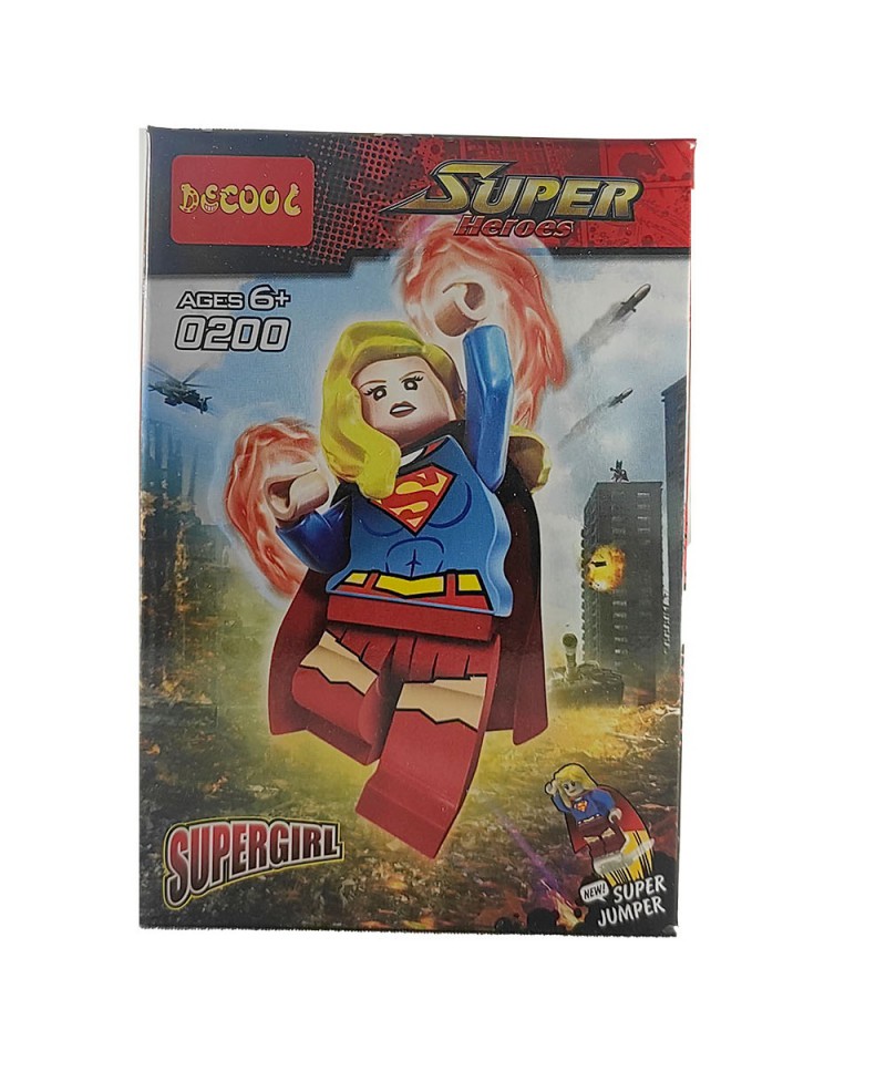 لگو آدمکی سوپرگرل Supergirl مدل دکول Decool 0200