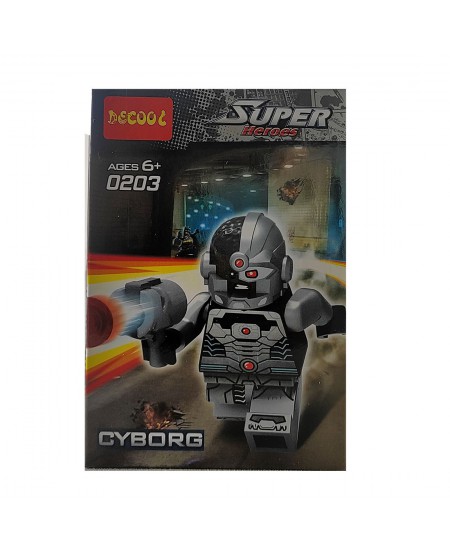 لگو آدمکی سایبورگ Cyborg مدل دکول Decool 0203
