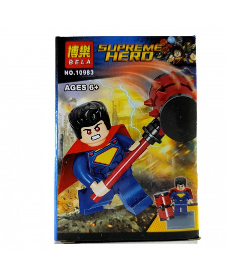 لگو آدمکی سوپرمن Superman با چکش بزرگ هارلی